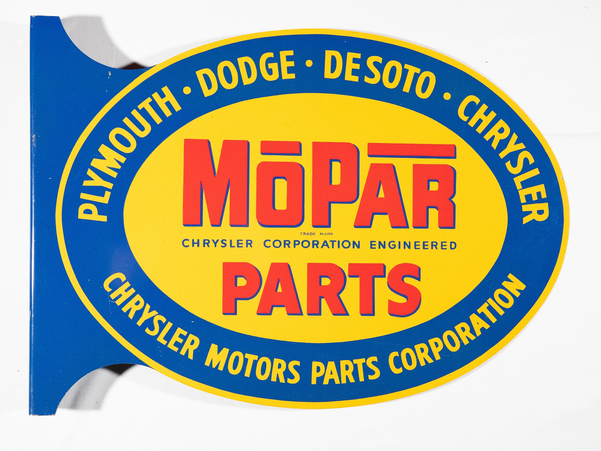 mopar automobilia sign